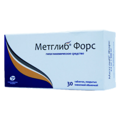 Metglyb Force, 2.5mg+500 mg 30 pcs