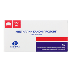 Quetiapine Canon Prolong, 150 mg 60 pcs