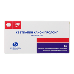 Quetiapine Canon Prolong, 200 mg 60 pcs