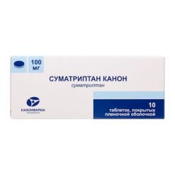 Sumatriptan Canon, 100 mg 10 pcs