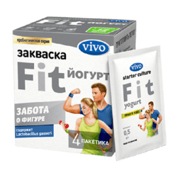 Vivo FIT-Yogurt starter, 0.5 g 4 pcs.