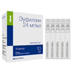 Eufillin-Solopharm Politvist, 2.4% 10 ml 10 pcs