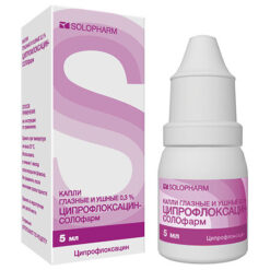 Ciprofloxacin-Solofarm, eye and ear drops 0.3% 5 ml