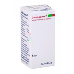 Sofradex, eye and ear drops 5 ml