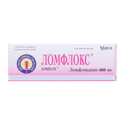 Lomflox, 400 mg 5 pcs