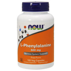 Now L-Phenylalanine L-phenylalanine 500 mg vegetarian capsules, 120 pcs.