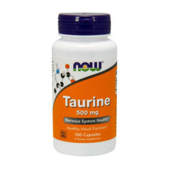 Now Taurine Таурин 500 мг капсулы, 100 шт.