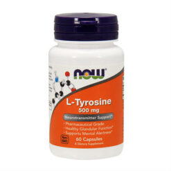 Now L-Tyrosine L-tyrosine 500 mg capsules, 60 pcs.