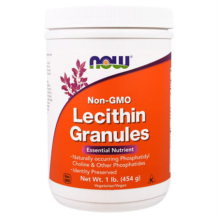 Now Lecithin Granules Лецитин гранулированный, 454 г