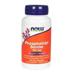 Now Phosphatidyl Serine Фосфатидилсерин 100 мг капсулы вегетарианские, 60 шт.