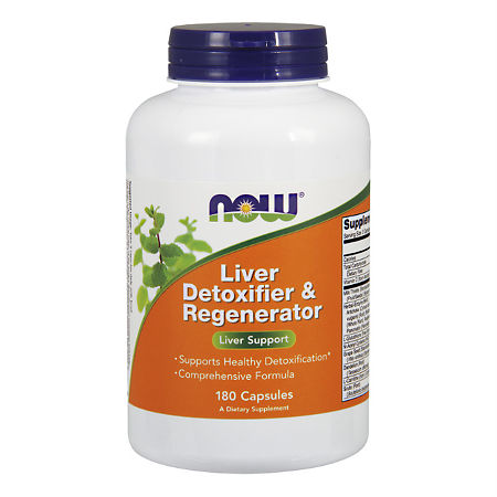 Now Liver Detoxifier and Regenerator Ливер Рефреш капсулы вегетарианские, 180 шт.