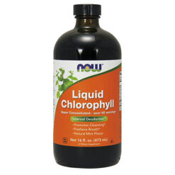 Now Liquid Chlorophyll Mint Flavor 16 OZ, 473 ml