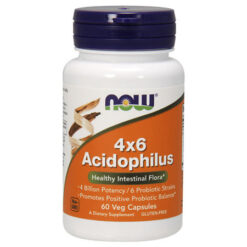 Now Acidophilus Acidophilus 4x6 Vegetarian capsules, 60 pcs.