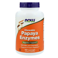 Now Papaya Enzyme Энзимы Папайи жевательные таблетки, 360 шт.