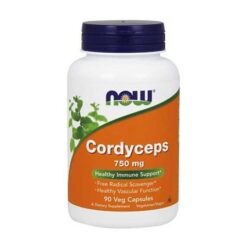 Now Cordyceps Cordyceps 750 mg vegetarian capsules, 90 pcs.