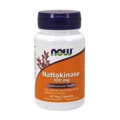 Now Nattokinase Nattokinase 100 mg vegetarian capsules, 60 pcs.