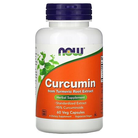 Now Curcumin Куркумин 665 мг капсулы вегетарианские, 60 шт.