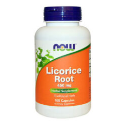Now Licorice Root Licorice 450 mg vegetarian capsules, 100 pcs.