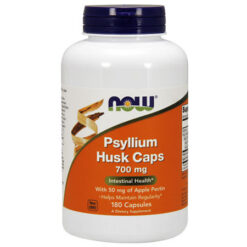 Now Psyllium Husk Plantain with pectin 700 mg capsules, 180 pcs.
