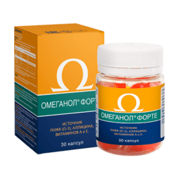 Omeganol forte capsules 0.5 g, 30 pcs.