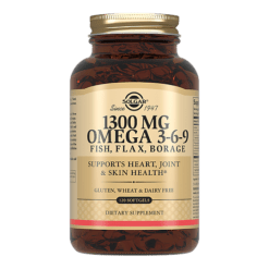Solgar Fatty Acid Complex 1300 mg Omega 3-6-9 capsules, 120 pcs.