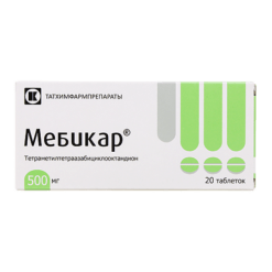 Mebicar, tablets 500 mg 20