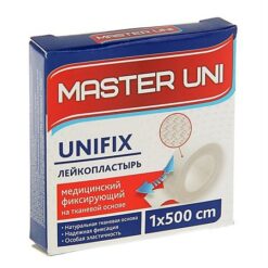 Master Uni Unifix Лейкопластырь на тканевой основе 1 х 500 см, 1 шт