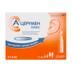A-Cerumen Plus ear drops 2 ml, 5 pcs.