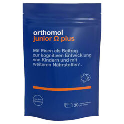 Ортомол Джуниор Омега плюс/Orthomol Junior Omega plus жевательные ириски, курс 30 дней