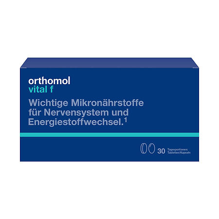 Ортомол Витал ф/Orthomol Vital f таблетки+капсулы, курс 30 дней