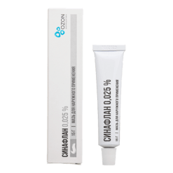 Sinaflan, 0.025% ointment 15 g
