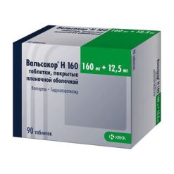 Valsacor H160,160 mg+12, 5 mg 90 pcs.