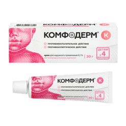 Komfoderm K, cream 0.1% 30 g