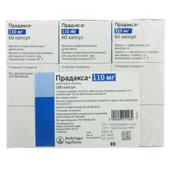 Pradaxa, 110 mg capsules 180 pcs