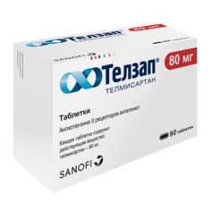 Telzap, tablets 80 mg 90 pcs