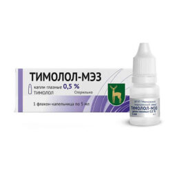 Timolol-MEZ, eye drops 0.5% 5 ml