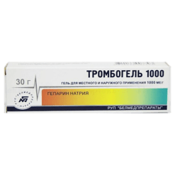 Thrombogel, gel 1000 me/g 30 g