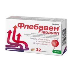Phlebaven, 500 mg 32 pcs