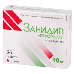 Zanidip-Recordati, 10 mg 56 pcs