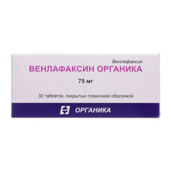 Venlafaxine Organica 75 mg, 30 pcs.