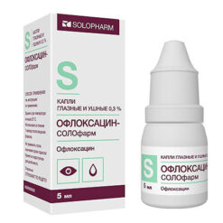 Ofloxacin-Solofarm, eye and ear drops 0.3% 5 ml