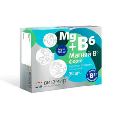 Vitamir Magnesium B6 forte tablets, 30 pcs.
