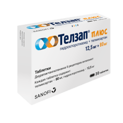 Telzap Plus, tablets 12.5mg+80 mg 30 pcs
