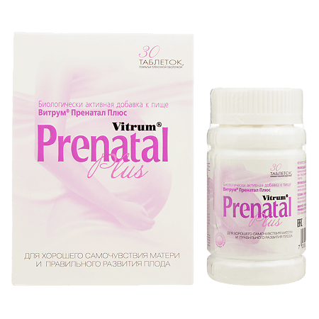Vitrum Prenatal Plus tablets, 30 pcs.