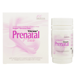 Vitrum Prenatal Plus tablets, 100 pcs.