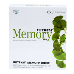 Vitrum Memori Plus tablets, 60 pcs.