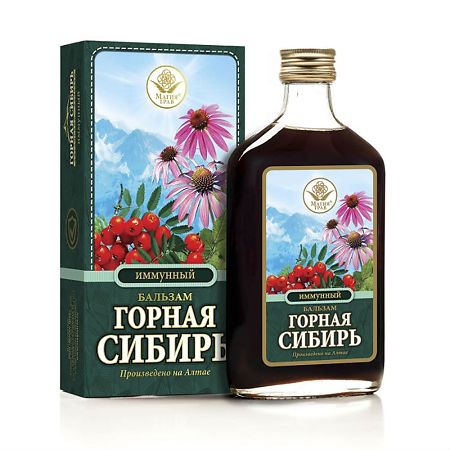 Горная Сибирь бальзам Имунный безалкогольный, 250 мл