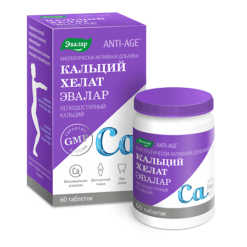 Anti-Age Calcium chelate tablets 1.3 g, 60 pcs.