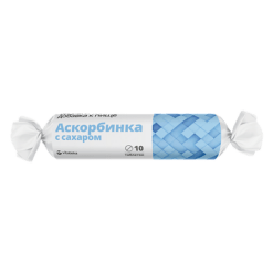 Vitateka Ascorbinka tablets twist with sugar 2.9 g, 10 pcs