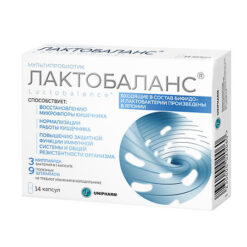Lactobalance capsules 378 mg, 14 pcs.